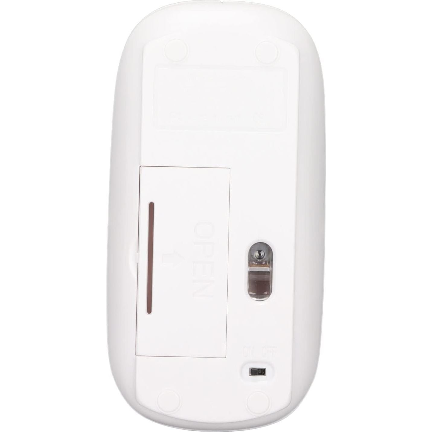 Conjunto Teclado y Ratón Ergonómico Cuifati Plata USB 2.4G