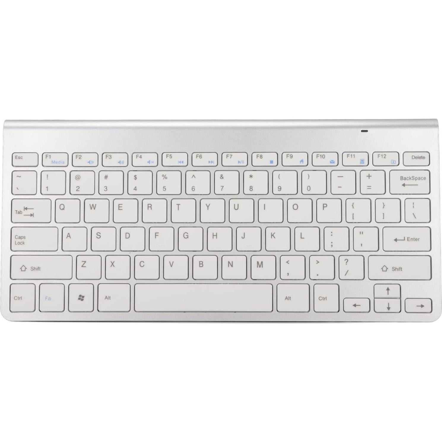 Conjunto Teclado y Ratón Ergonómico Cuifati Plata USB 2.4G