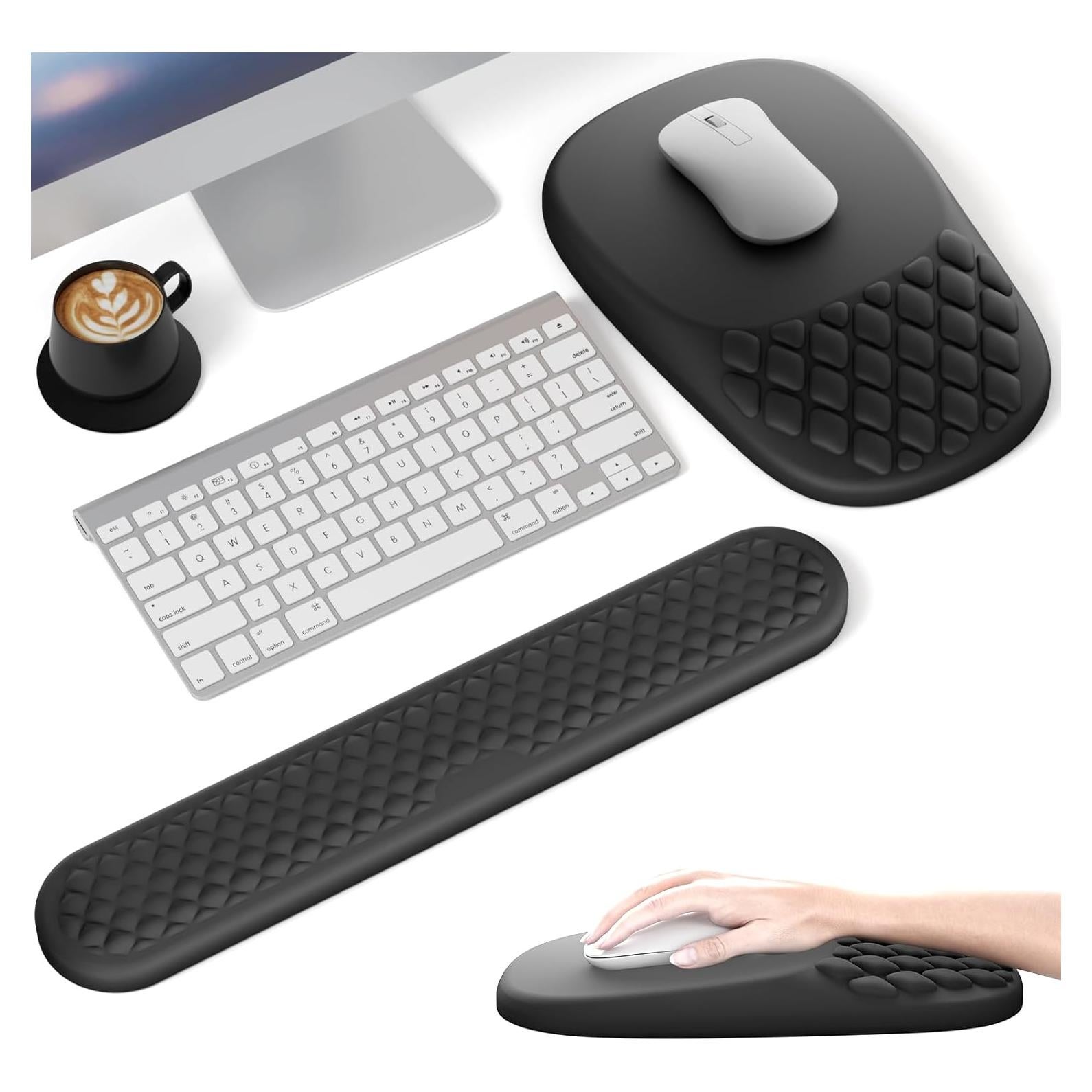 Almohadilla Ergonómica VAGAU con Reposamuñecas y Masaje