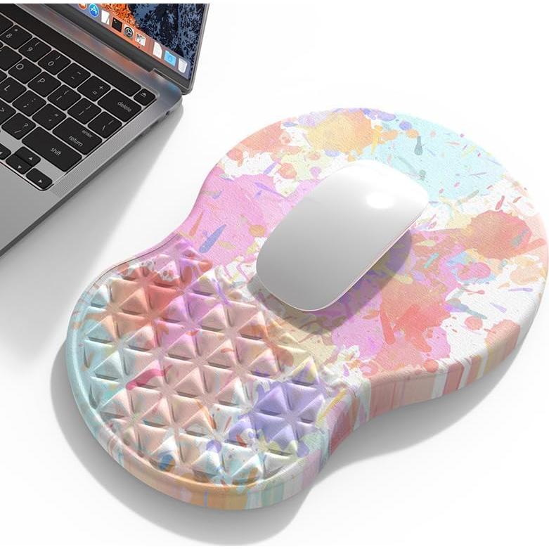 Almohadilla de Ratón Ergonómica Aisakoc Graffiti con Soporte