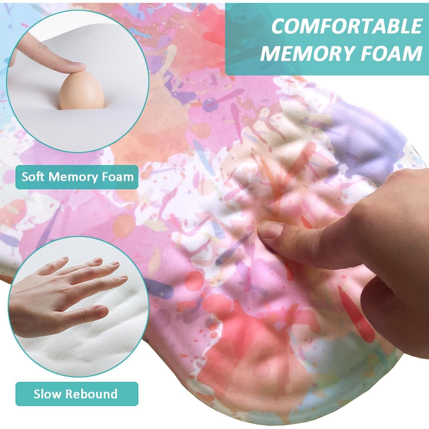 Almohadilla de Ratón Ergonómica Aisakoc Graffiti con Soporte