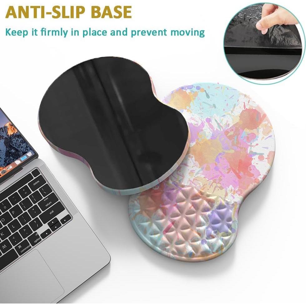 Almohadilla de Ratón Ergonómica Aisakoc Graffiti con Soporte