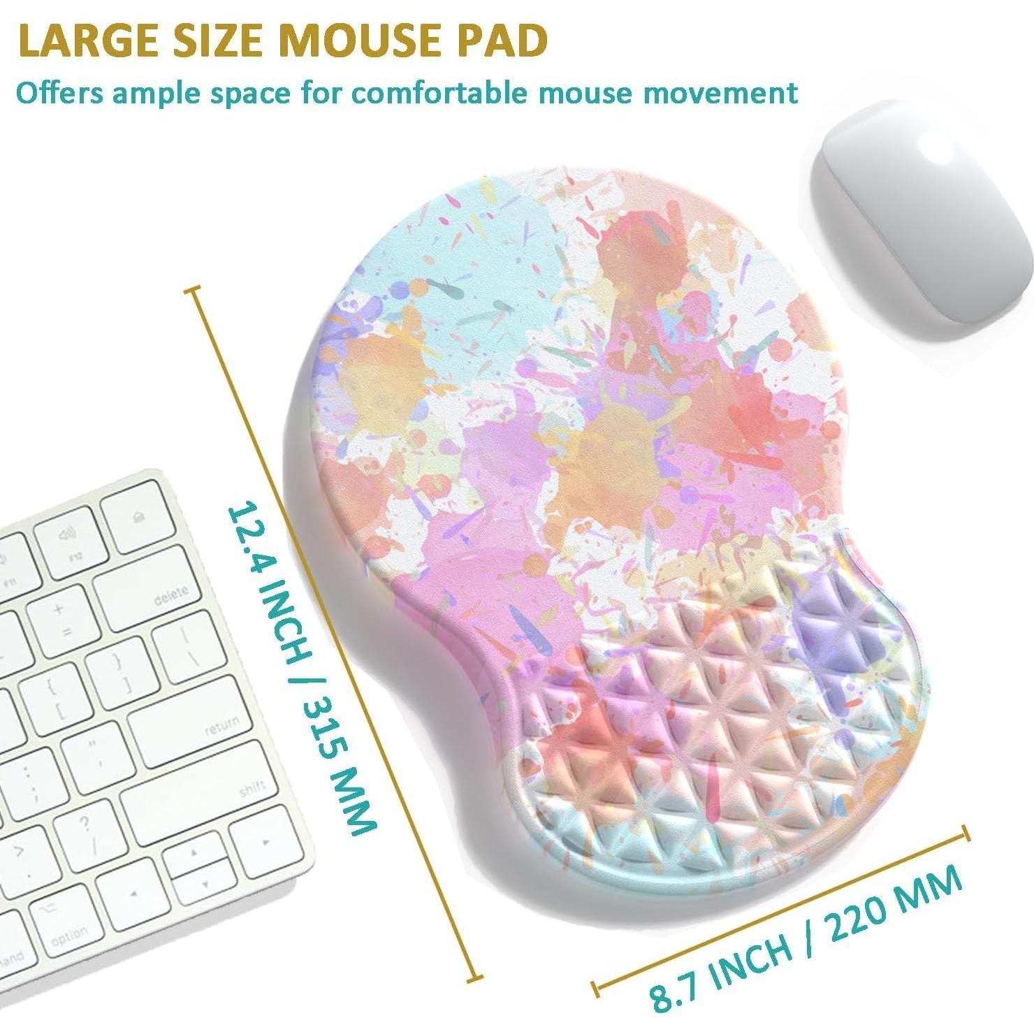 Almohadilla de Ratón Ergonómica Aisakoc Graffiti con Soporte