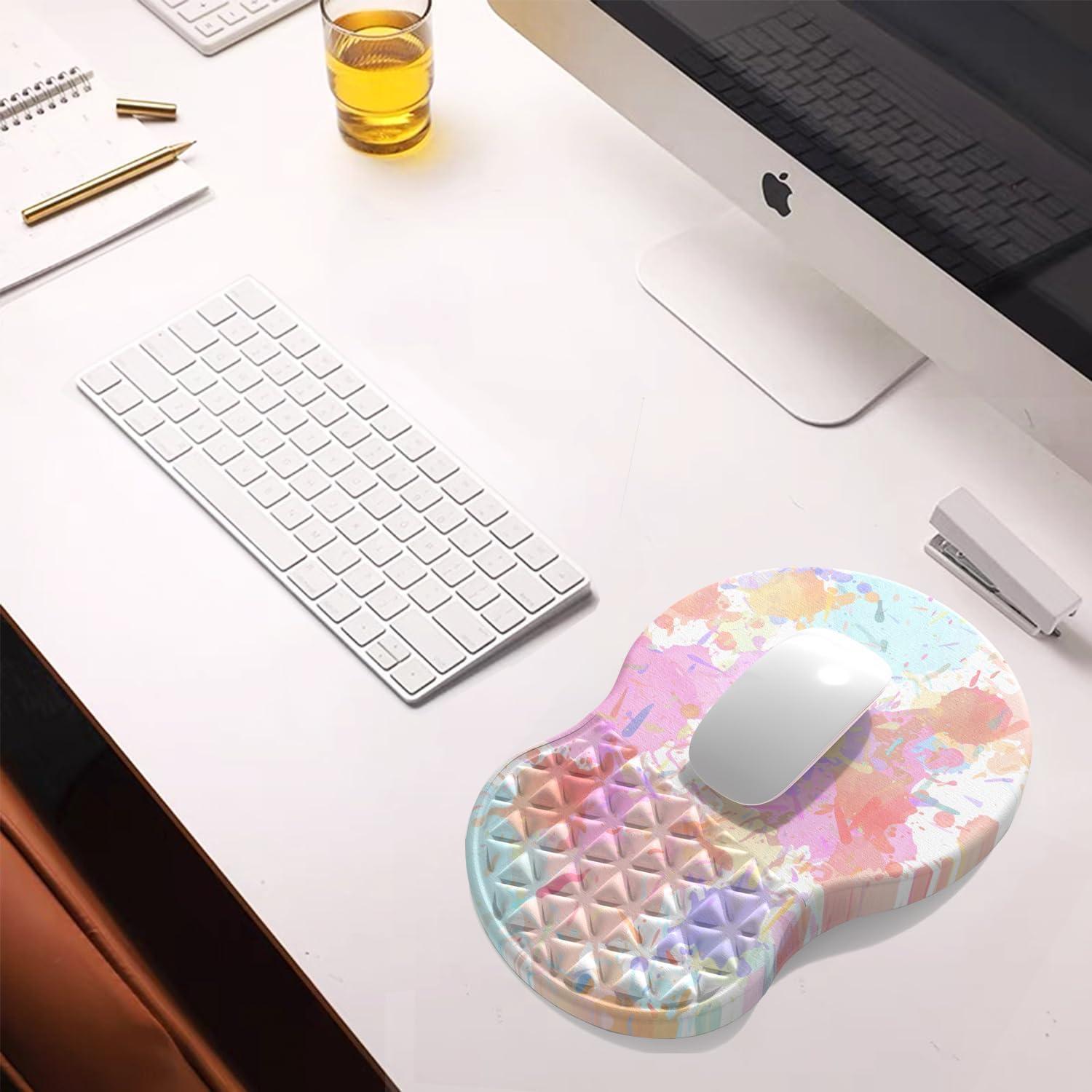 Almohadilla de Ratón Ergonómica Aisakoc Graffiti con Soporte