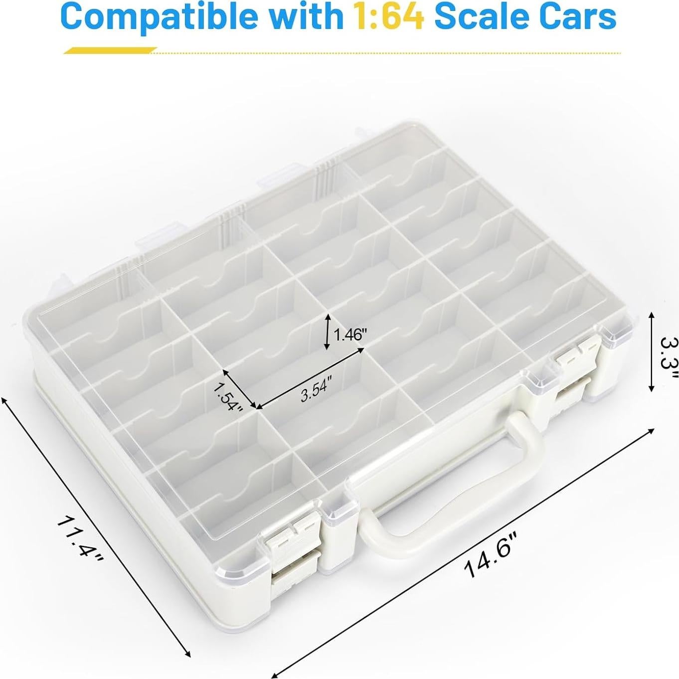 Estuche de Almacenamiento Saichotoy para Coches 1:64 - 48 Ranuras