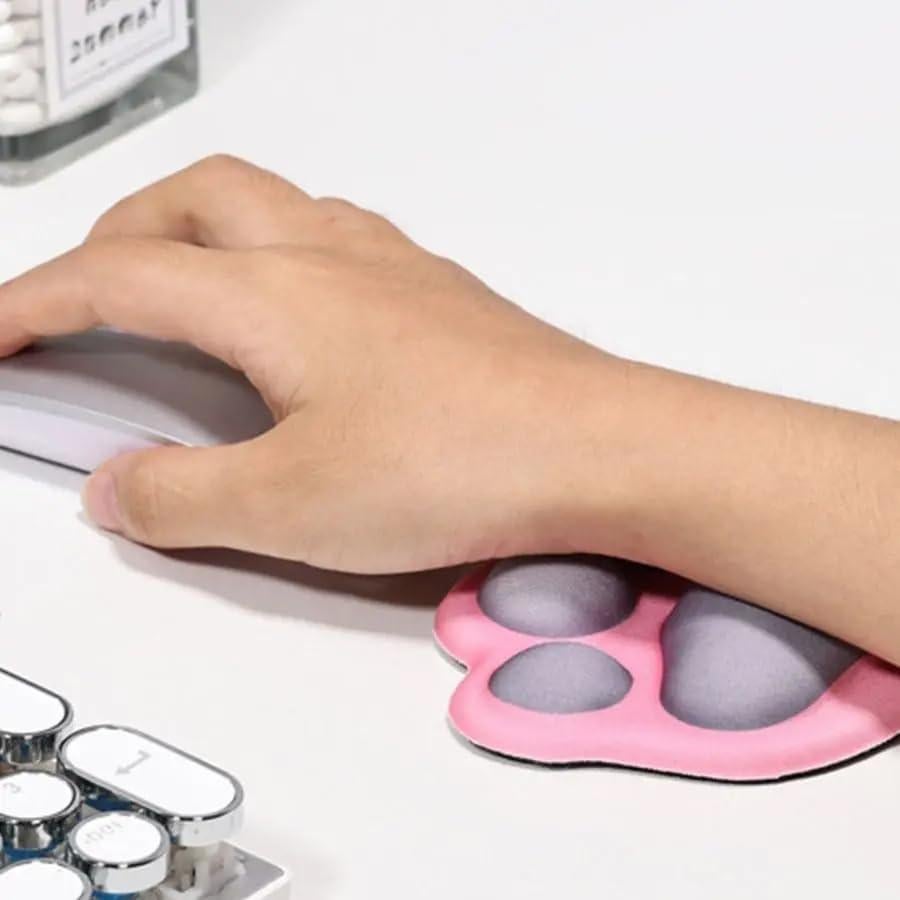 Reposamuñecas Ergonómico ARFUKA Patita de Gato Antideslizante