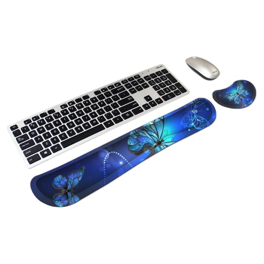 Conjunto Almohadilla Muñeca Teclado y Ratón YITANHY Espuma