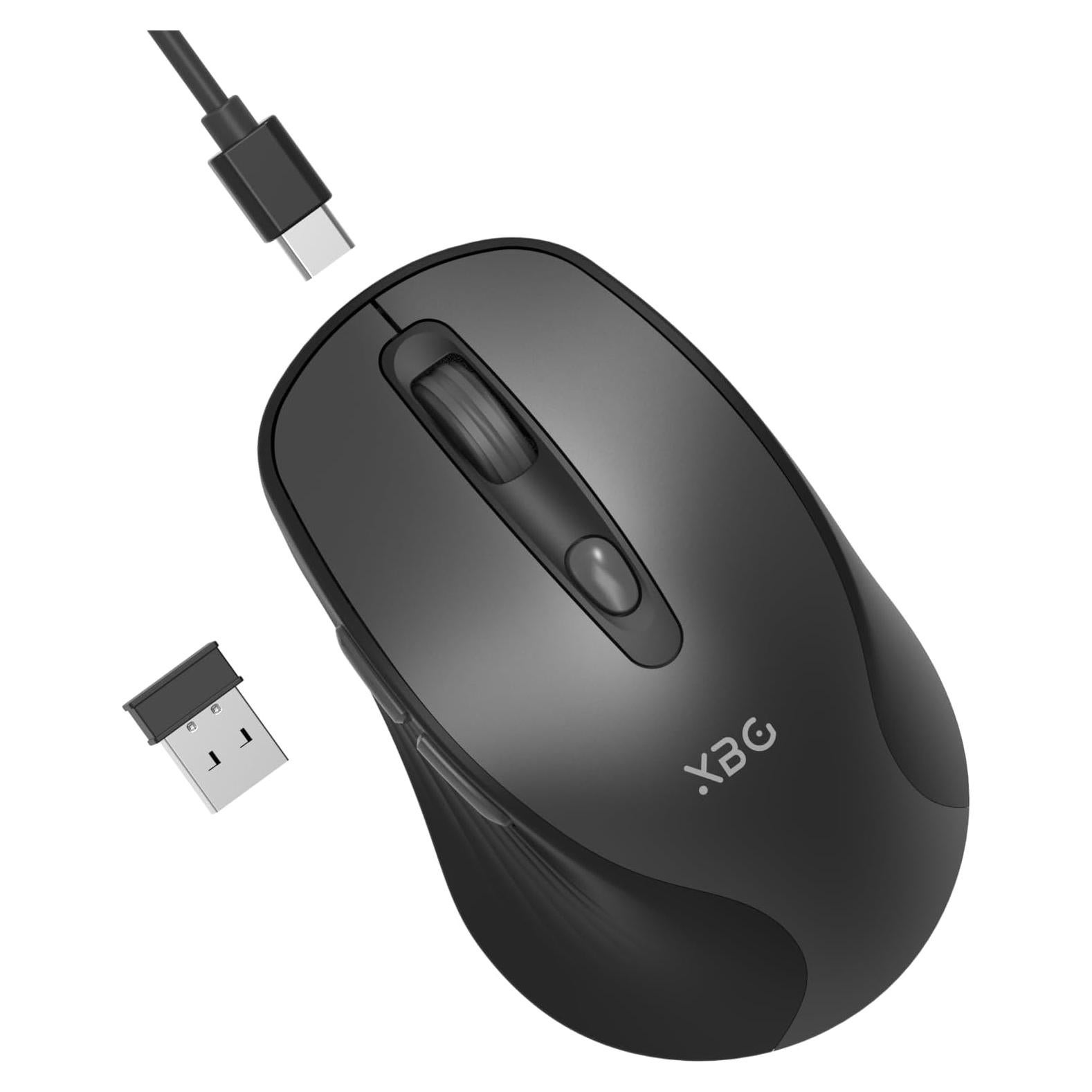 Ratón Inalámbrico Bluetooth XBG B10 Recargable Silencioso 3 DPI