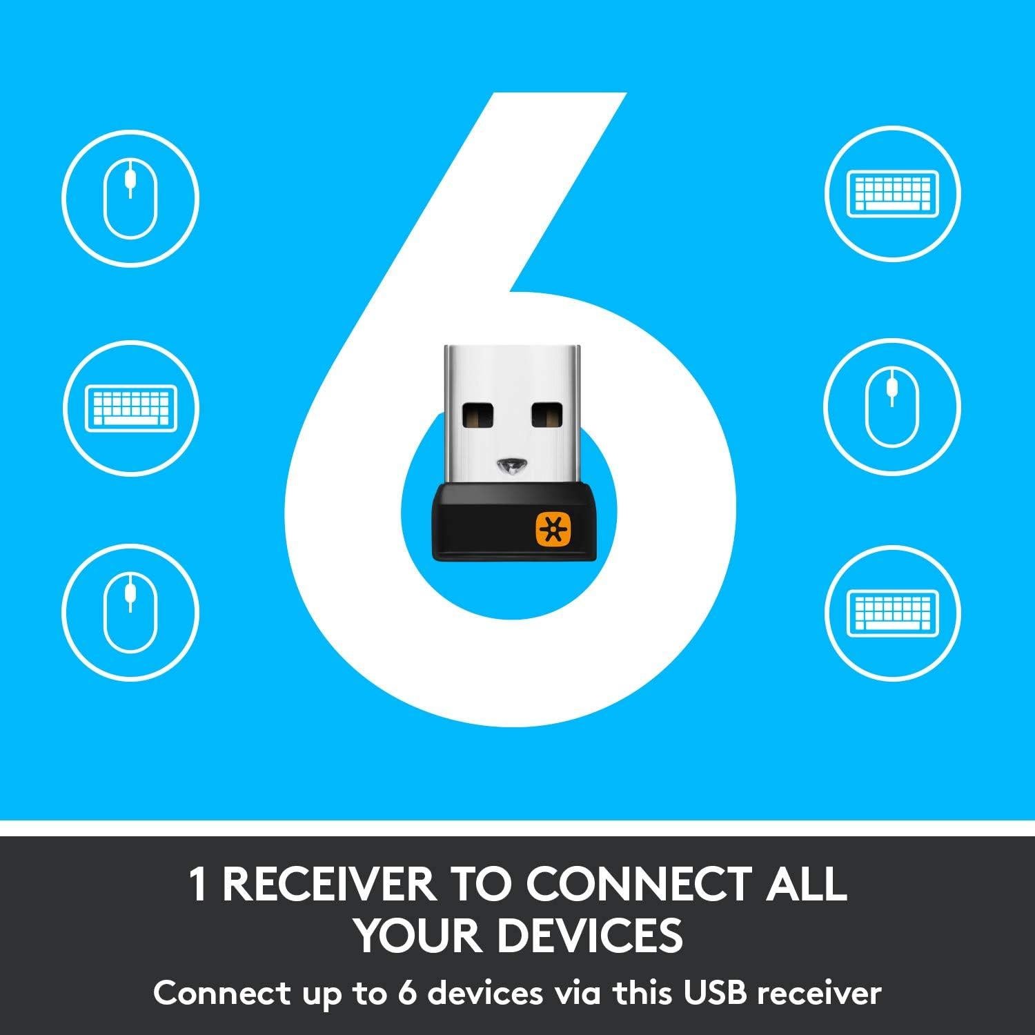 Ratón Inalámbrico Logitech M325 Plata Clara - 2.4 GHz