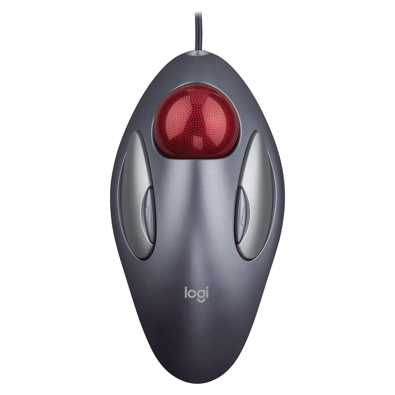 Logitech Trackman Marble - Ratón ergonómico USB con cable