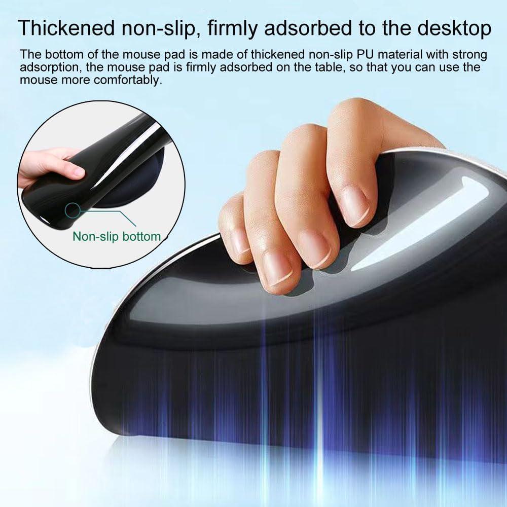 Paquete de 2 Alfombrillas de Ratón Ergonómicas VORTINIOUS con Soporte de Gel