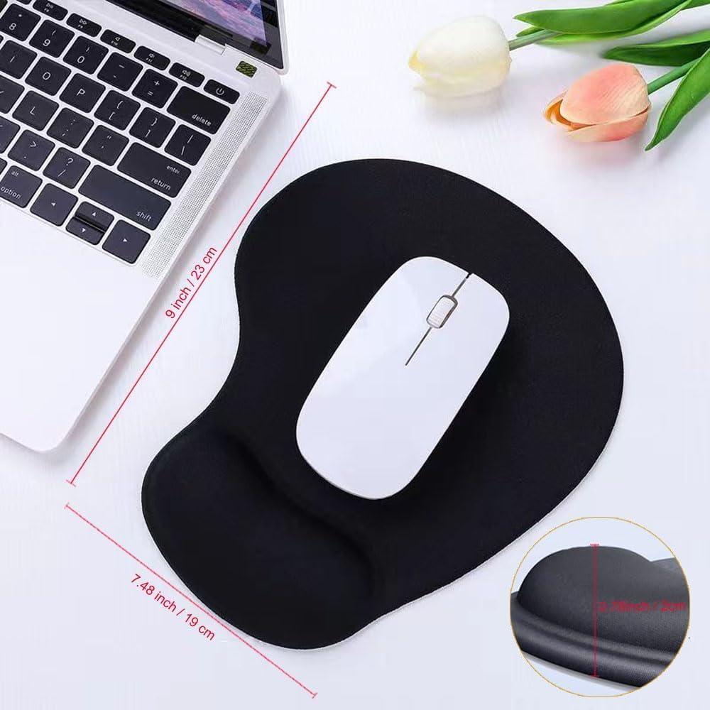 Paquete de 2 Alfombrillas de Ratón Ergonómicas VORTINIOUS con Soporte de Gel