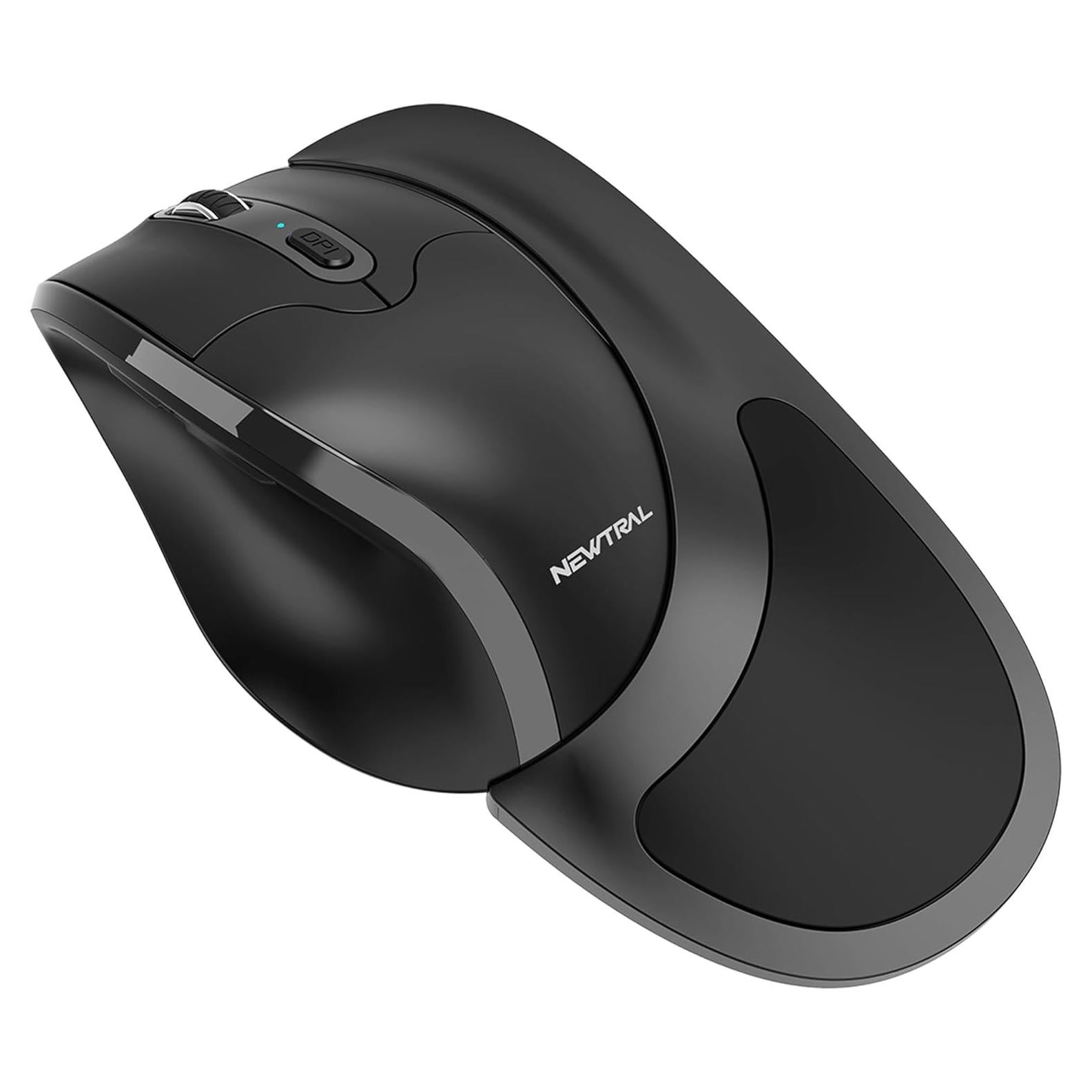Mouse Ergonómico Inalámbrico Newtral N300BWS Negro