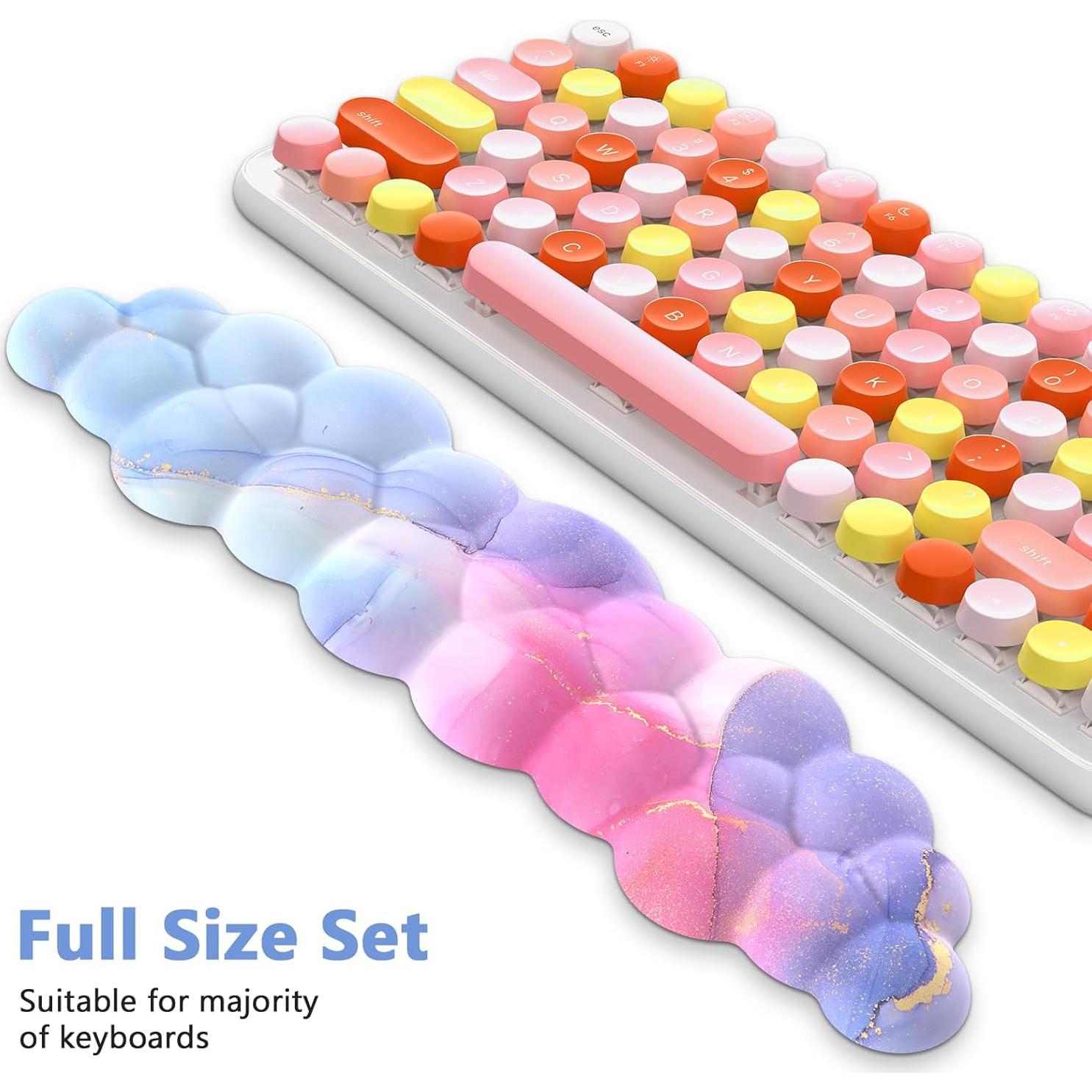 Almohadilla Ergonómica AKIT con Reposamuñecas para Teclado y Ratón