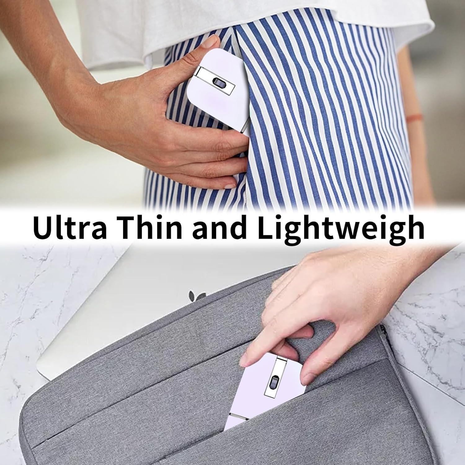 Ratón Inalámbrico Silencioso WUDEKEJI Arc 360° Recargable