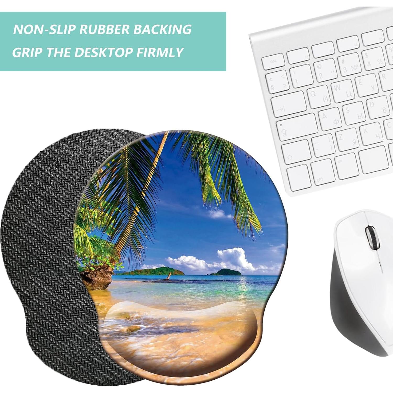 Alfombrilla de Ratón Ergonómica LIZPARE con Soporte Muñeca