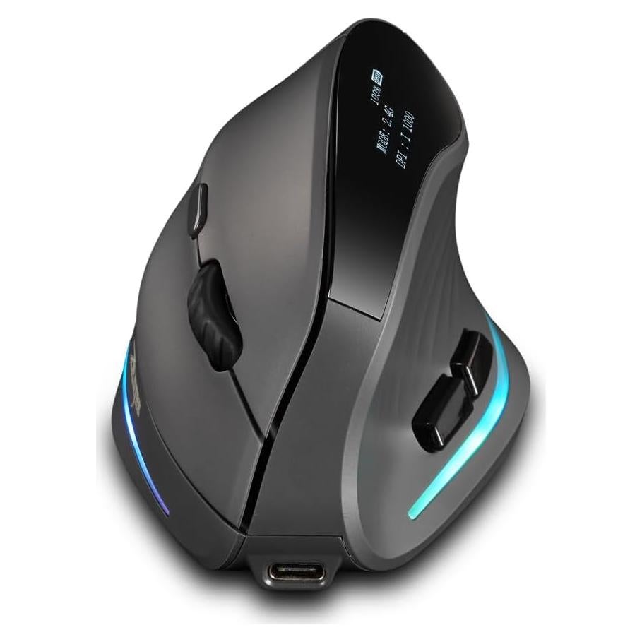 Mouse Inalámbrico Bluetooth Zelotes F-35C 4000DPI Ergonómico