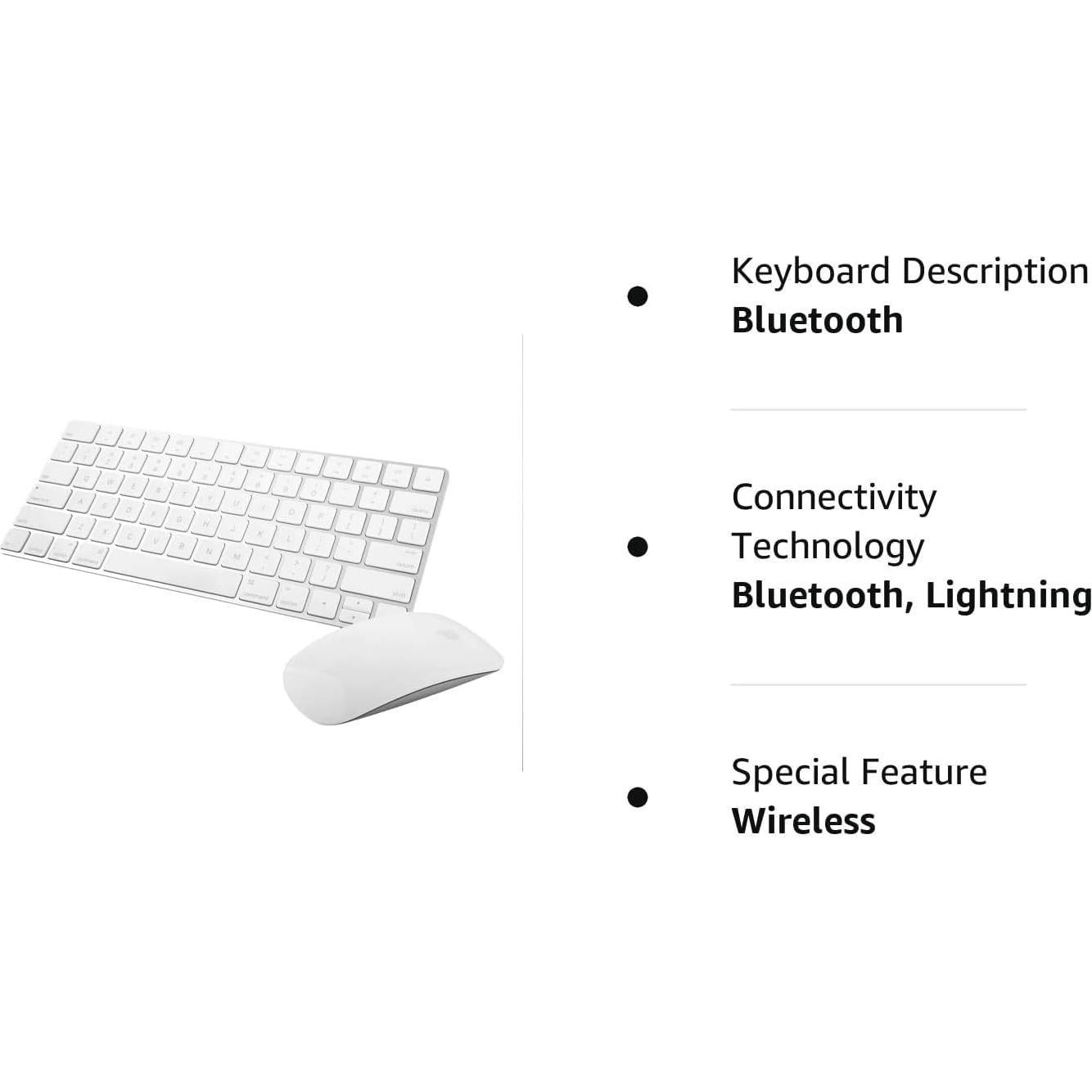 Teclado y Ratón Inalámbricos Magic Apple 2 - Plata (Renovado)