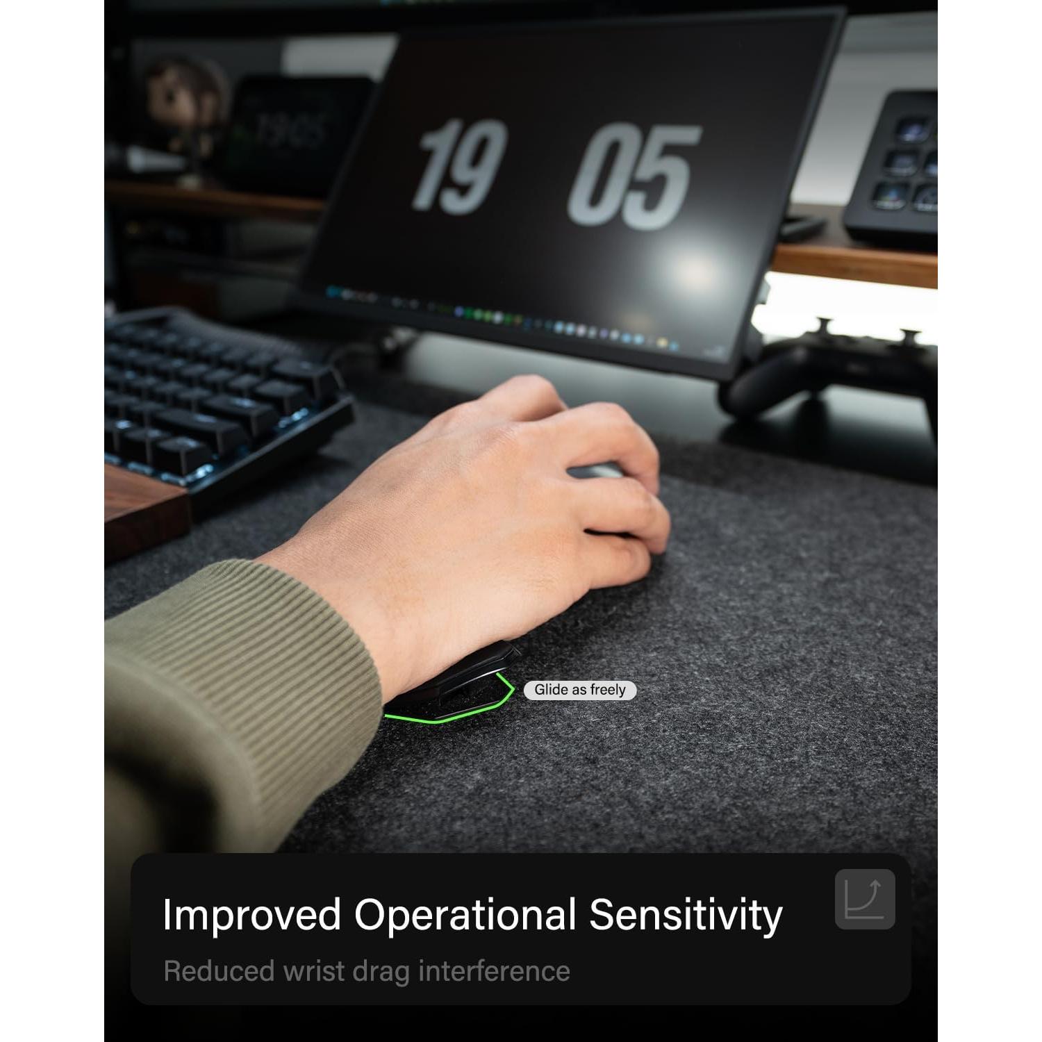 Reposamuñecas Ergonómico Stageek MC001 para Mouse Negro