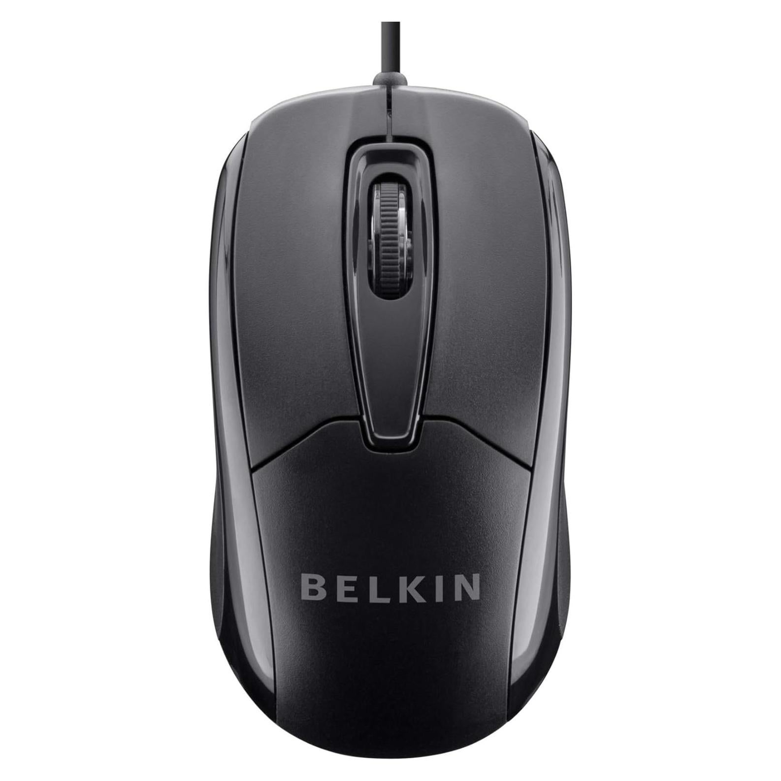 Ratón Óptico USB Belkin F5M010qBLK 3 Botones 800 DPI