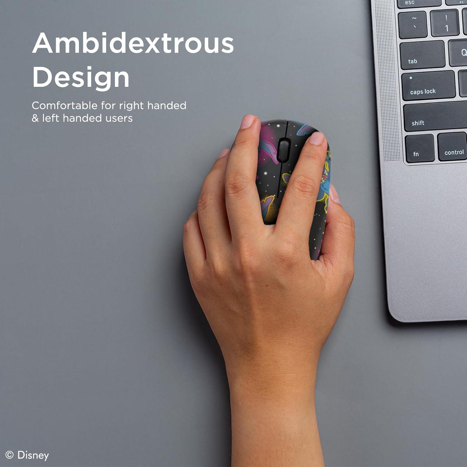 Ratón Inalámbrico Ergonómico iJoy Lilo y Stitch Bluetooth 10.16cm