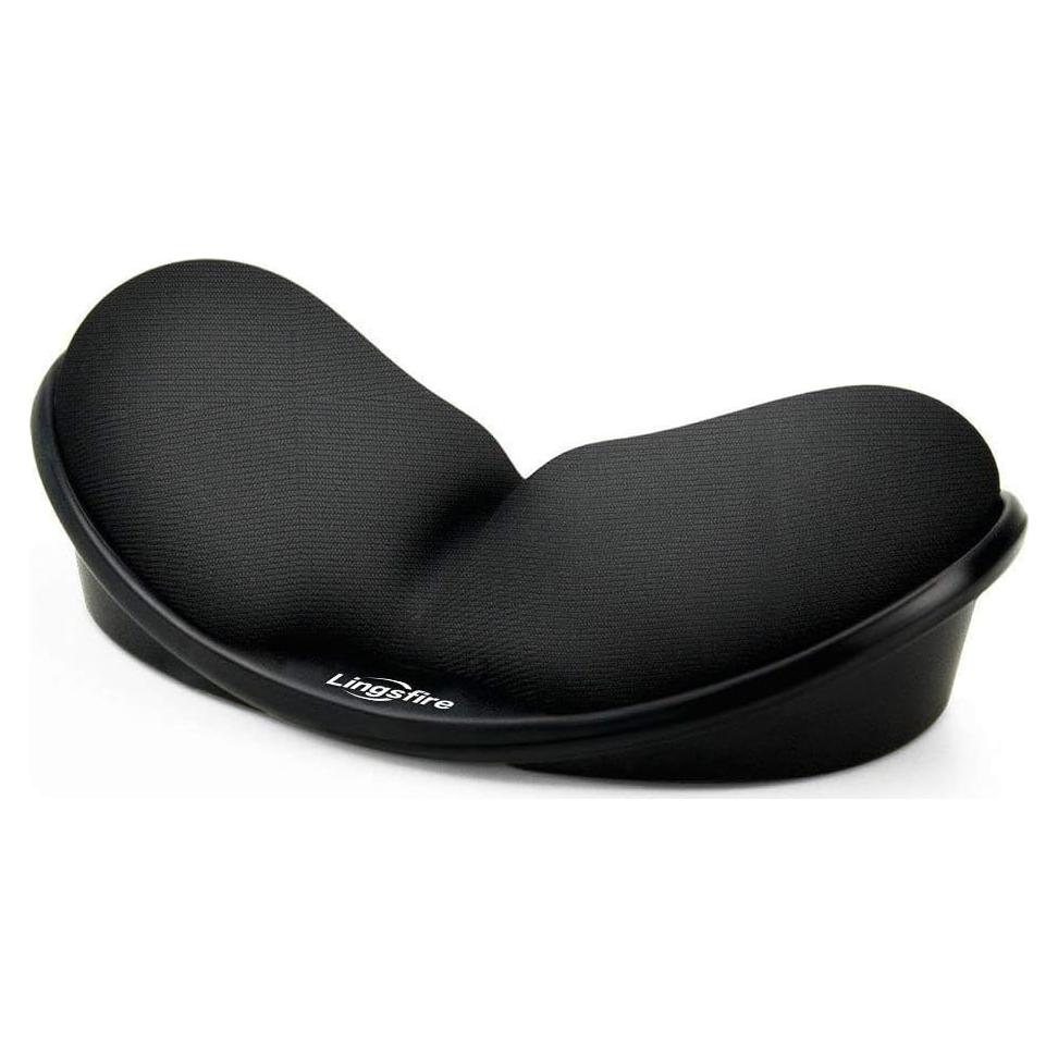 Reposamuñecas Ergonómico LINGSFIRE Espuma Viscoelástica Negro