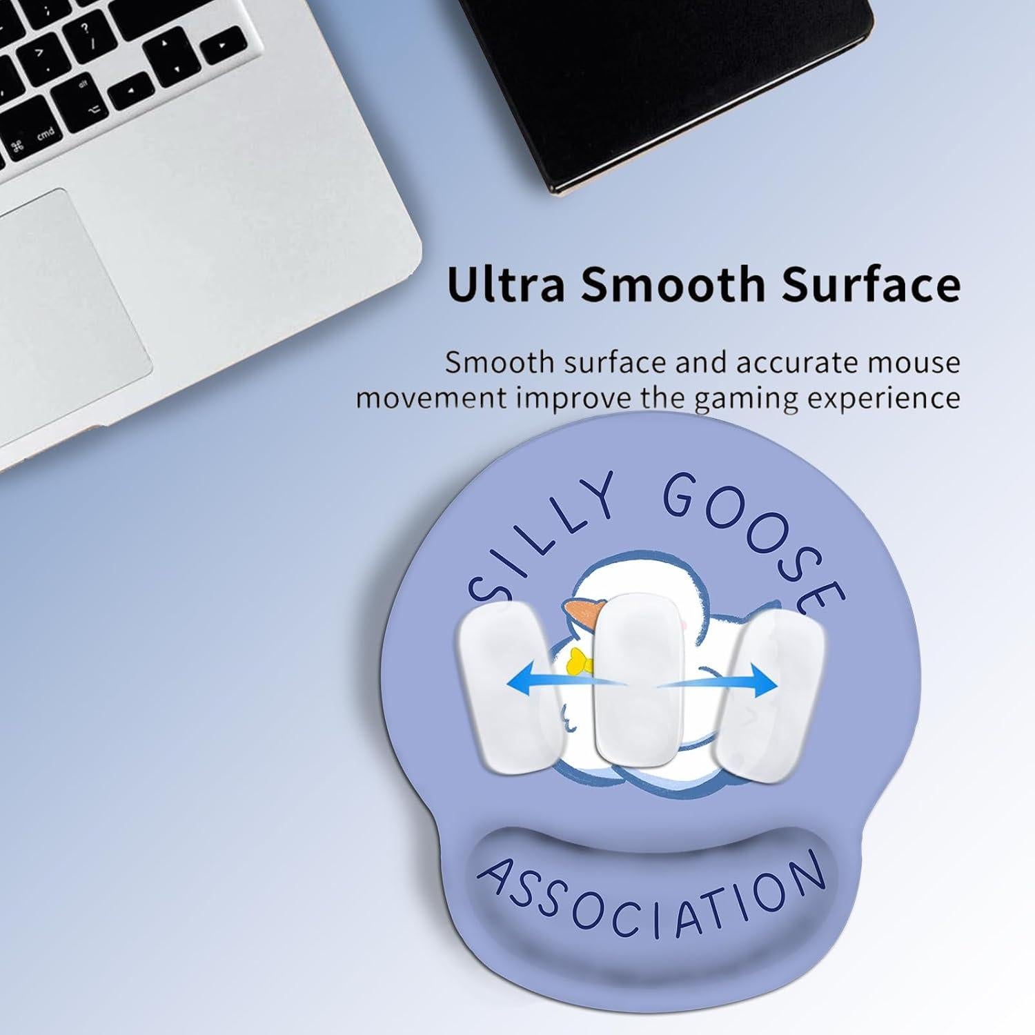 Alfombrilla de Ratón Ergonómica Jakayla con Soporte 250x230mm