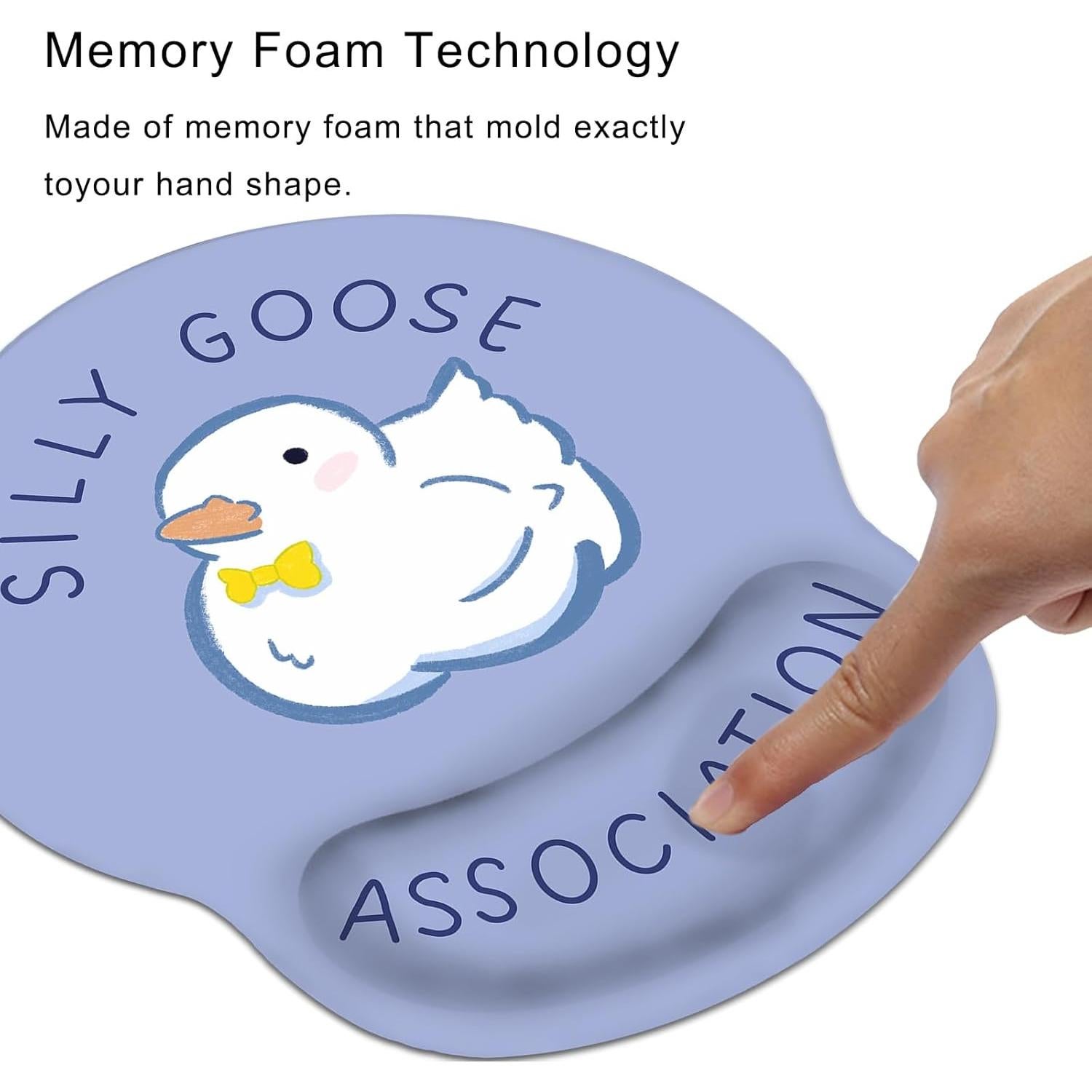 Alfombrilla de Ratón Ergonómica Jakayla con Soporte 250x230mm