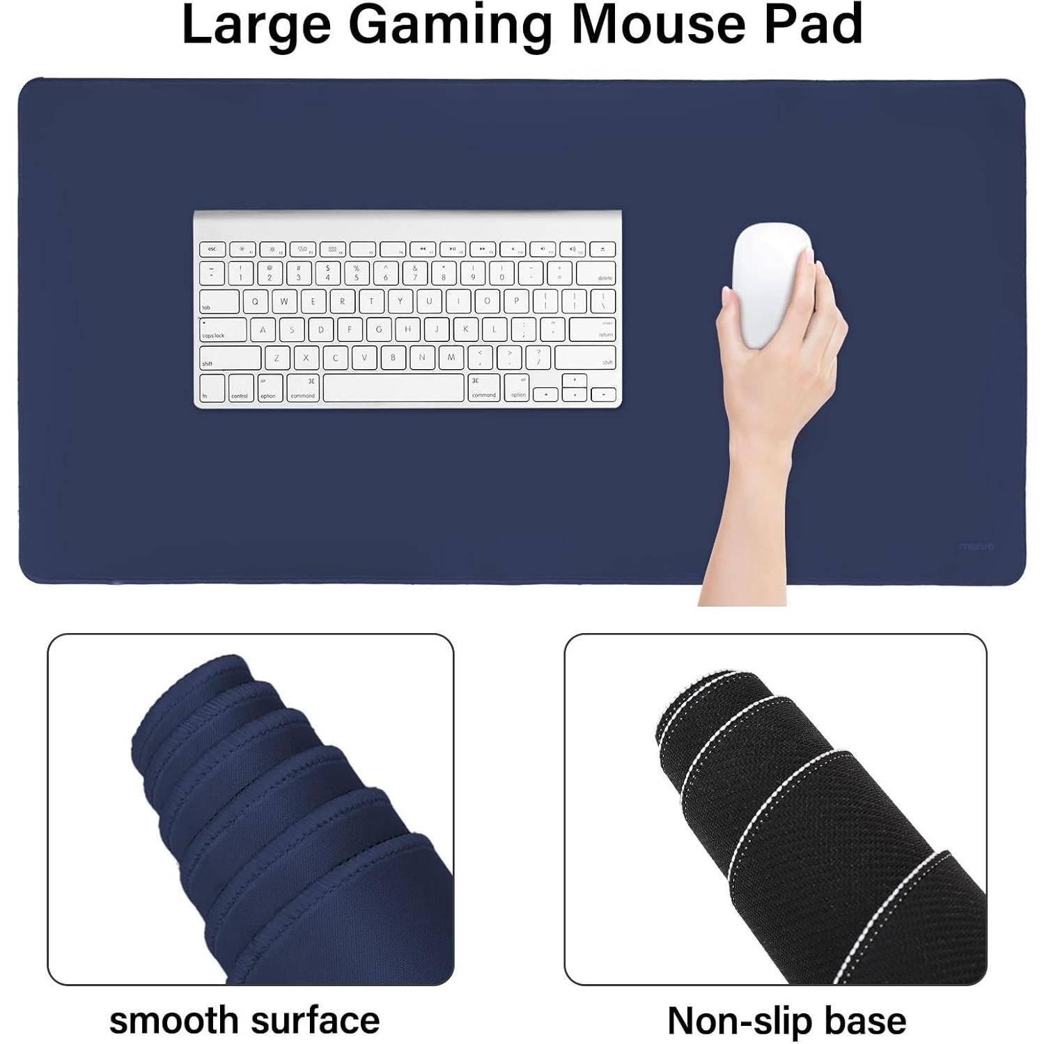 Conjunto Alfombrilla de Teclado y Ratón MOSISO Azul Marino