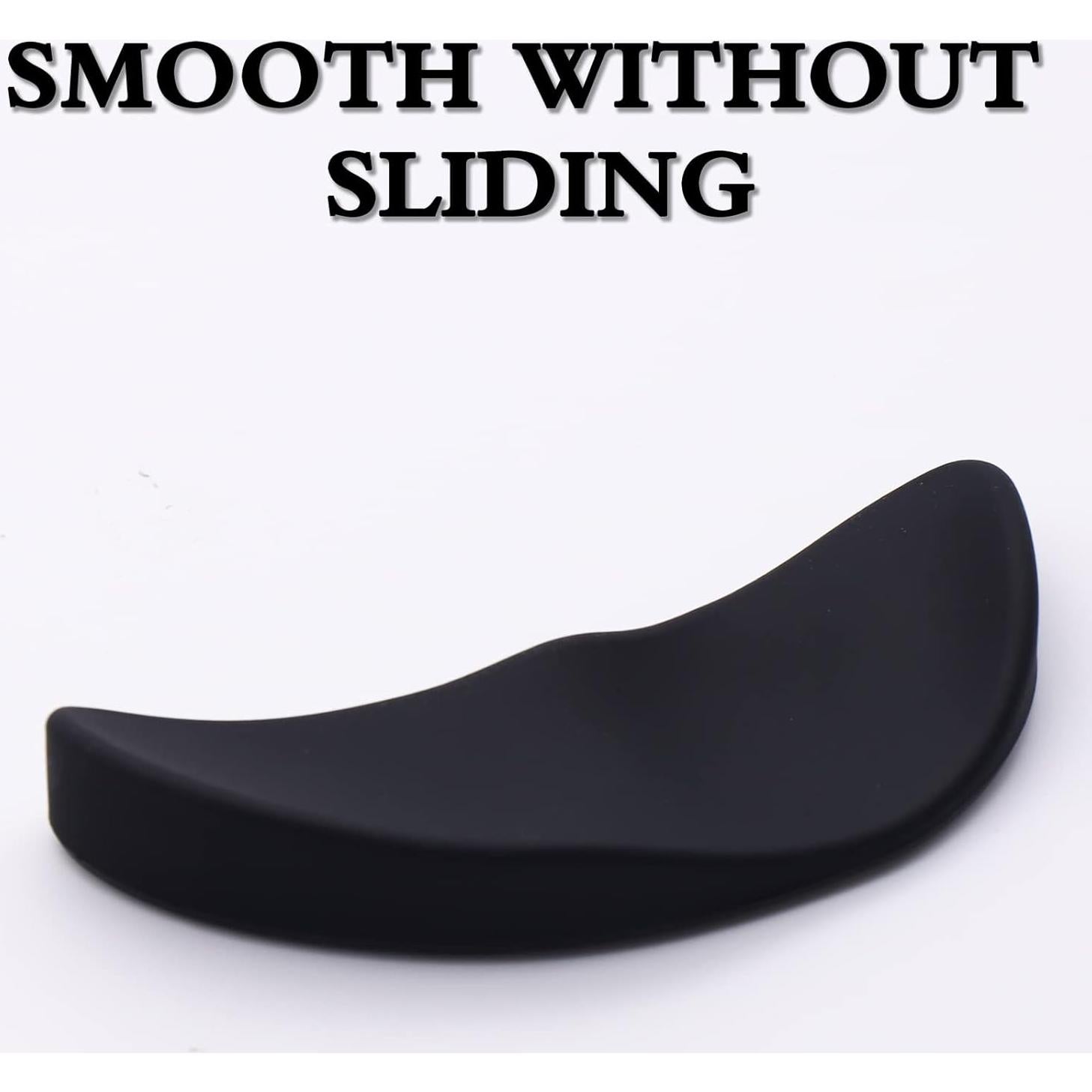 Reposamuñecas ergonómico ATEN.LLC para mouse - Silicona negra