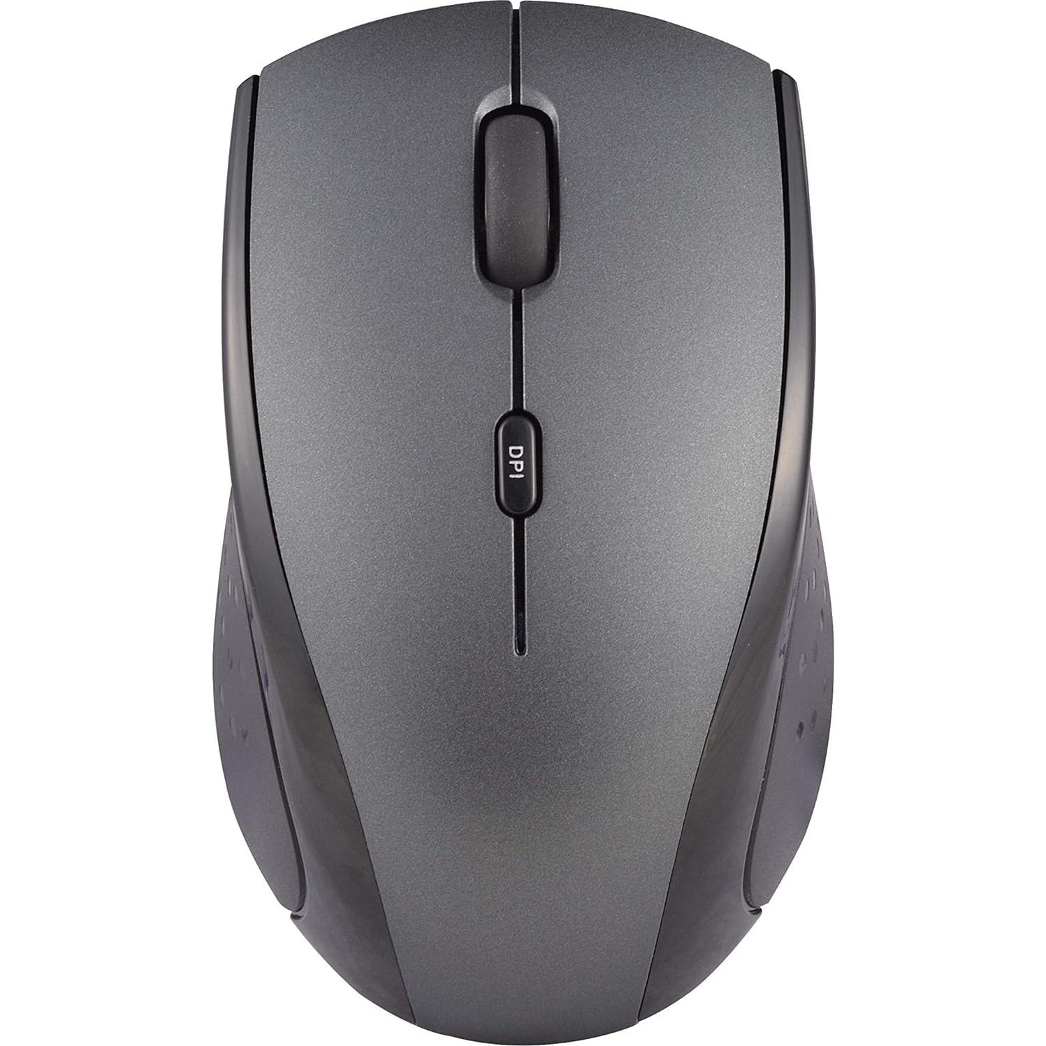 Ratón Inalámbrico Ergonómico HUIFEN Tipo C 2.4G Gris