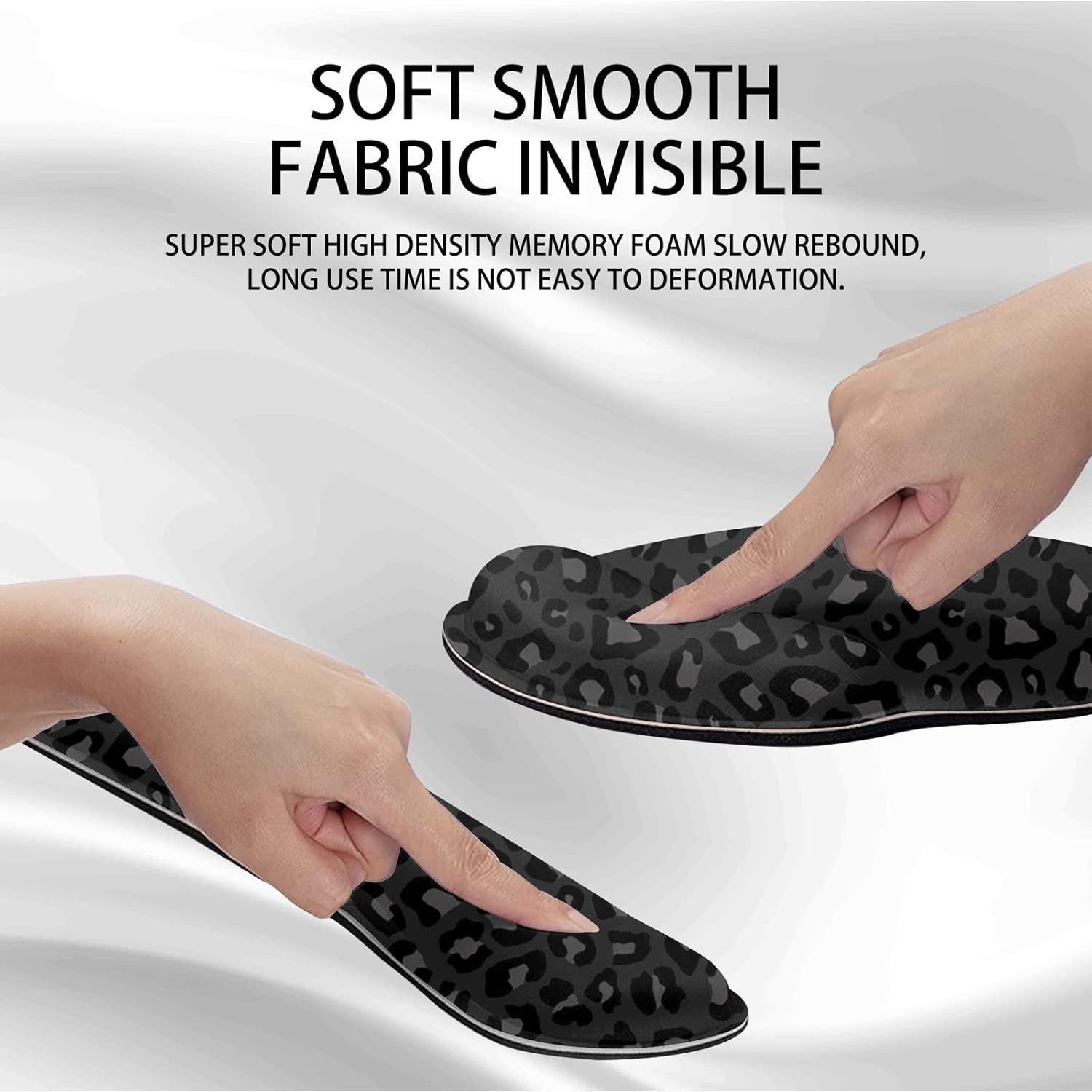 Juego de Almohadillas Ergonómicas Deokke para Muñeca - Negro