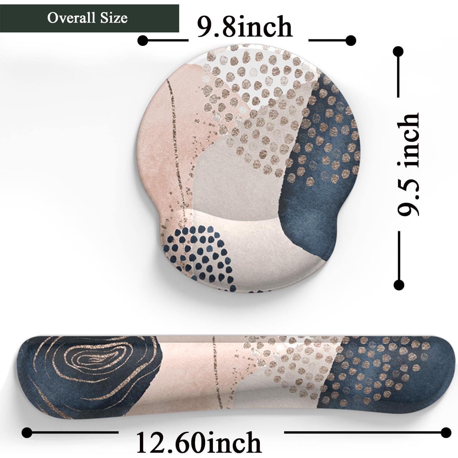 Alfombrilla de Ratón Ergonómica Mechanical Cattle Boho Azul