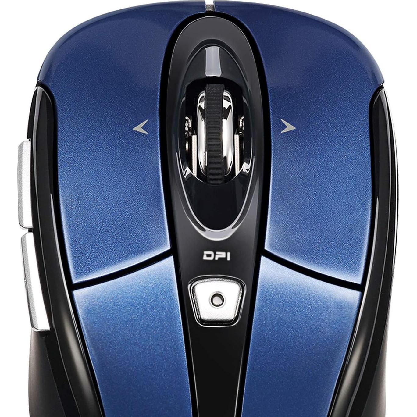 Ratón Óptico Inalámbrico Adesso iMouse S60 Azul 1600 DPI