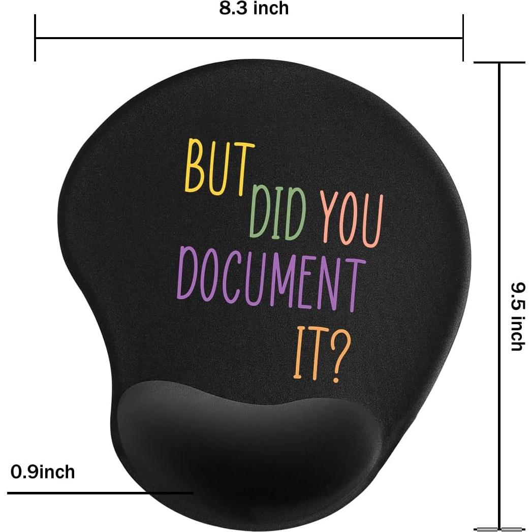 Alfombrilla de Ratón Ergonómica 963RW con Reposamuñecas