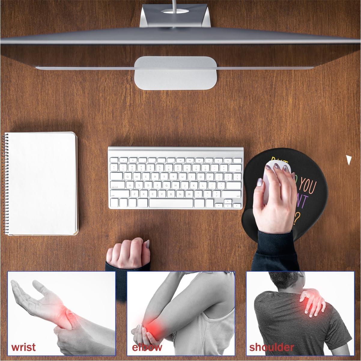 Alfombrilla de Ratón Ergonómica 963RW con Reposamuñecas