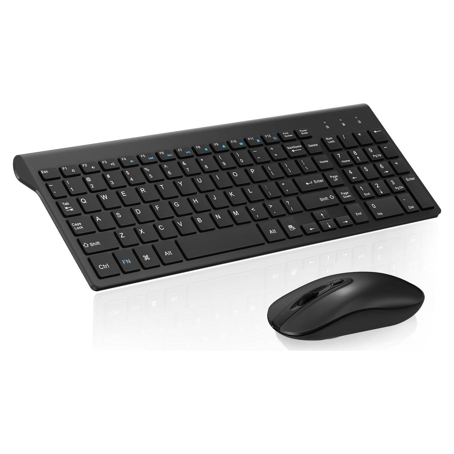 Combo Teclado y Ratón Inalámbrico Cimetech KF10 - Negro