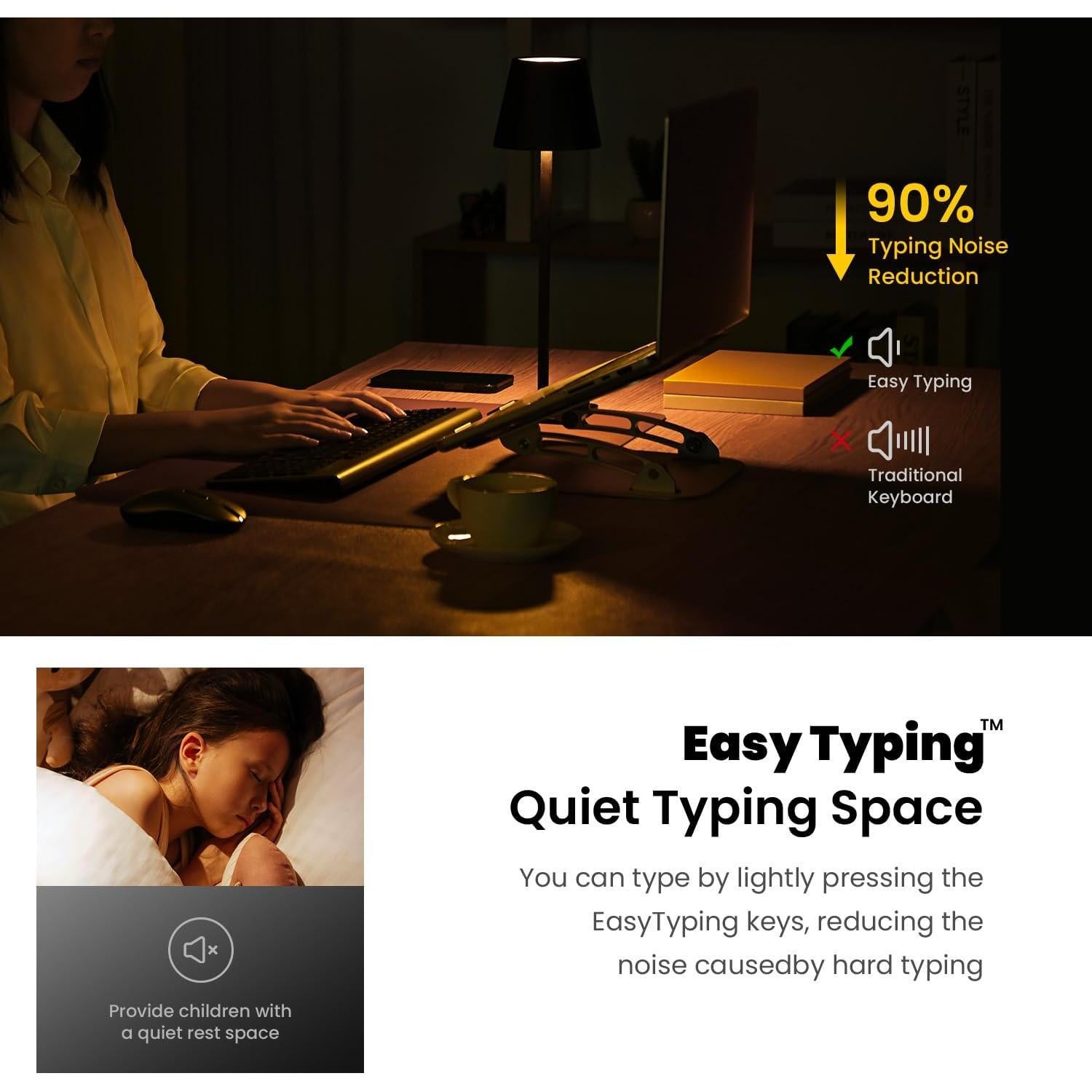 Combo Teclado y Ratón Inalámbrico Cimetech KF10 - Negro