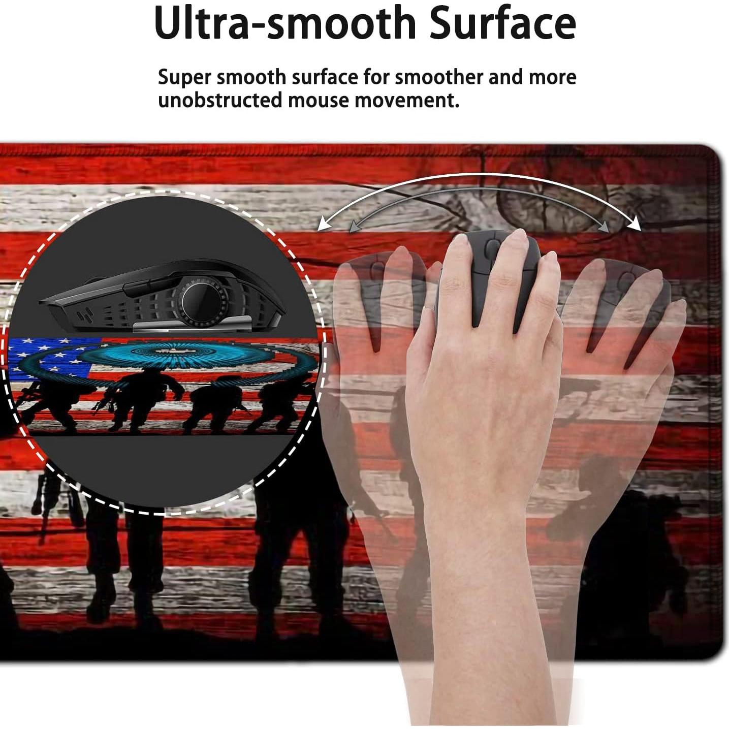 Alfombrilla de Ratón XXL Ergonómica SOMFUAKA con Reposamuñecas