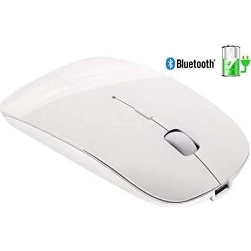 Ratón Inalámbrico Bluetooth Tsmine Slim Recargable Blanco