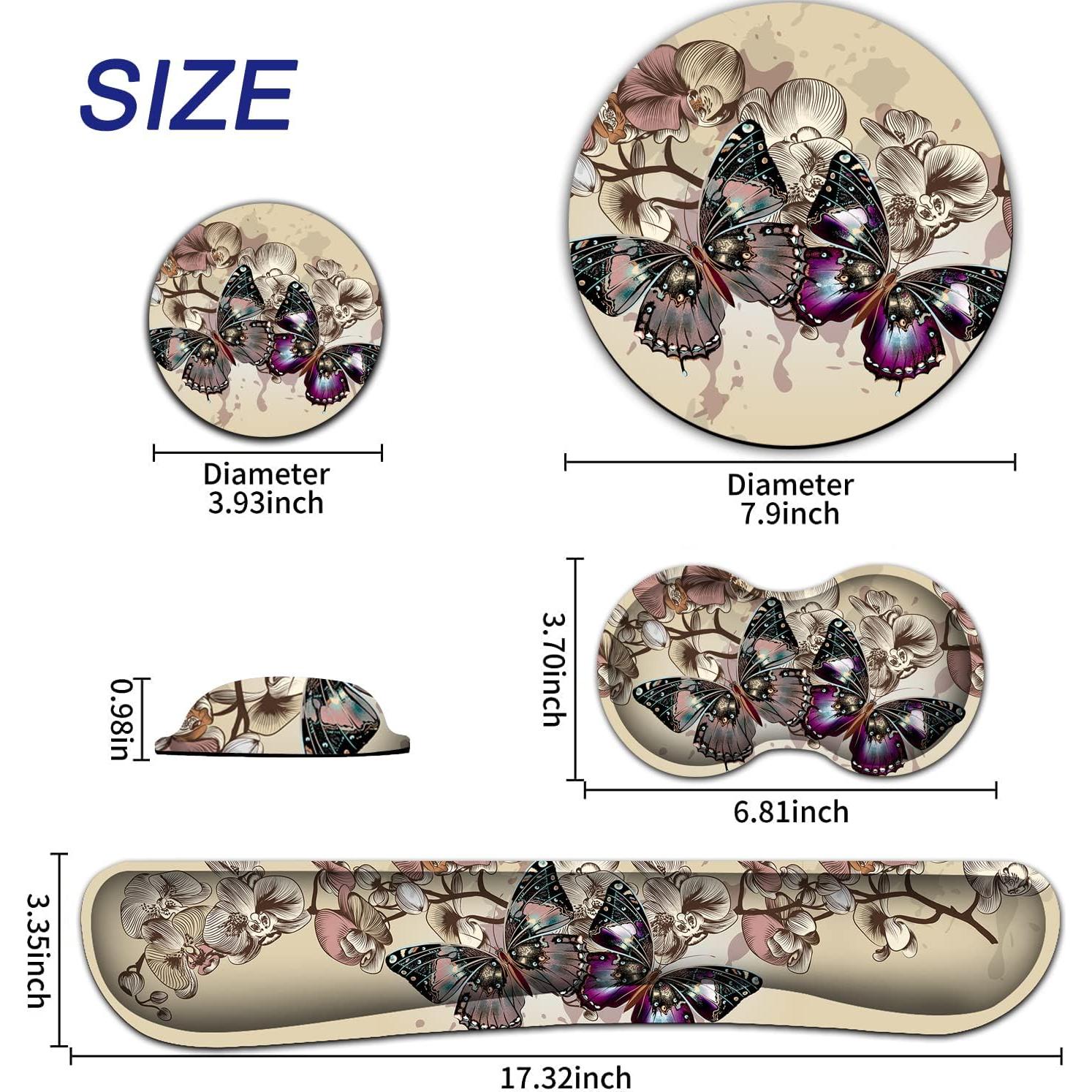 Soporte de Reposamuñecas Ergonómico YVBHCGGGF - Espuma Viscoelástica