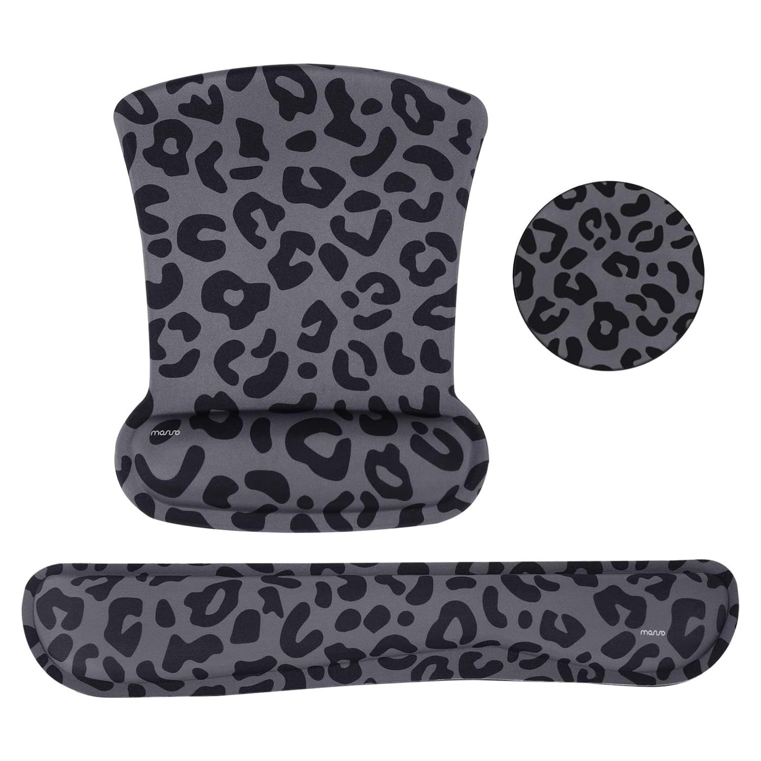 Soporte Reposamuñecas Ergonómico MOSISO + Alfombrilla Negro