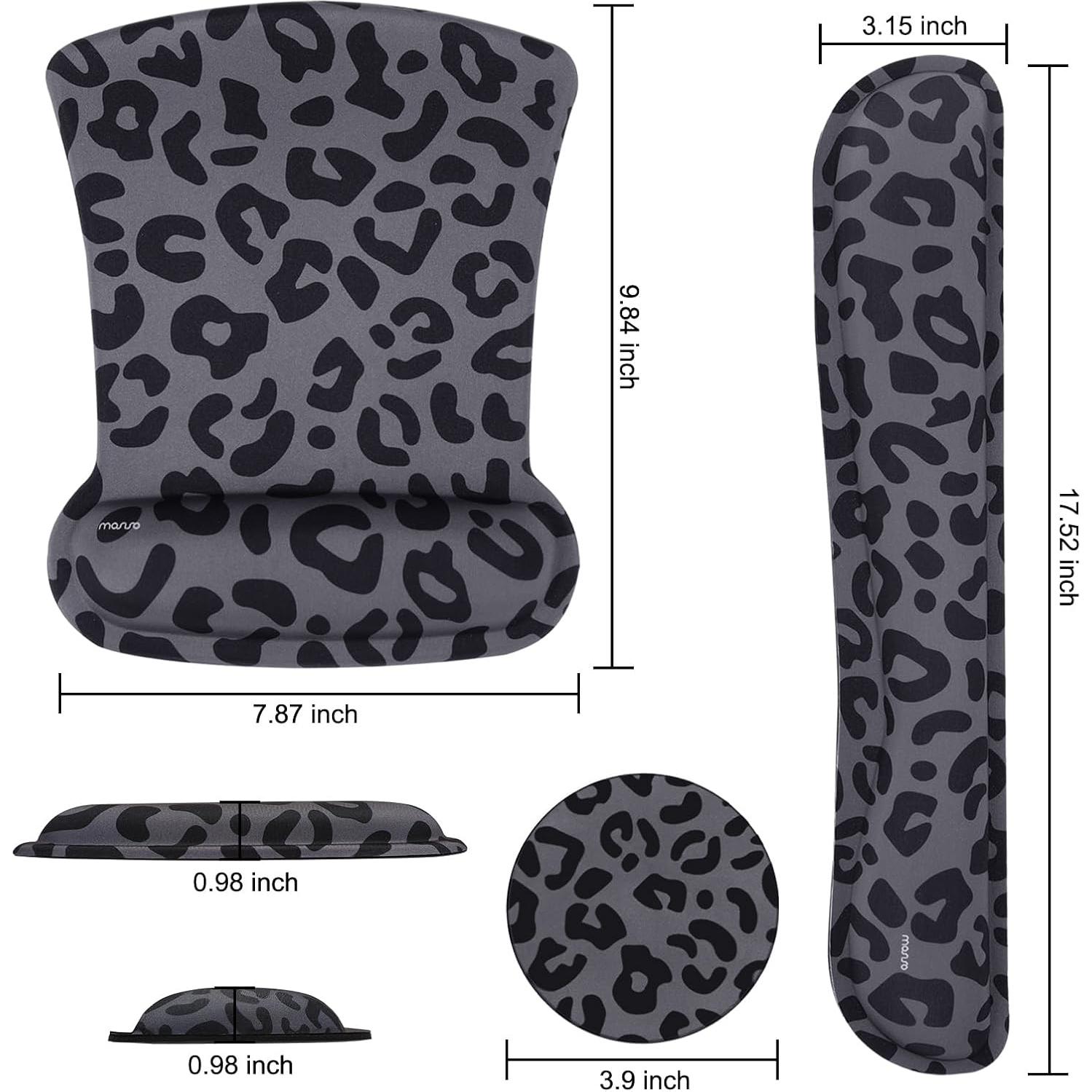 Soporte Reposamuñecas Ergonómico MOSISO + Alfombrilla Negro