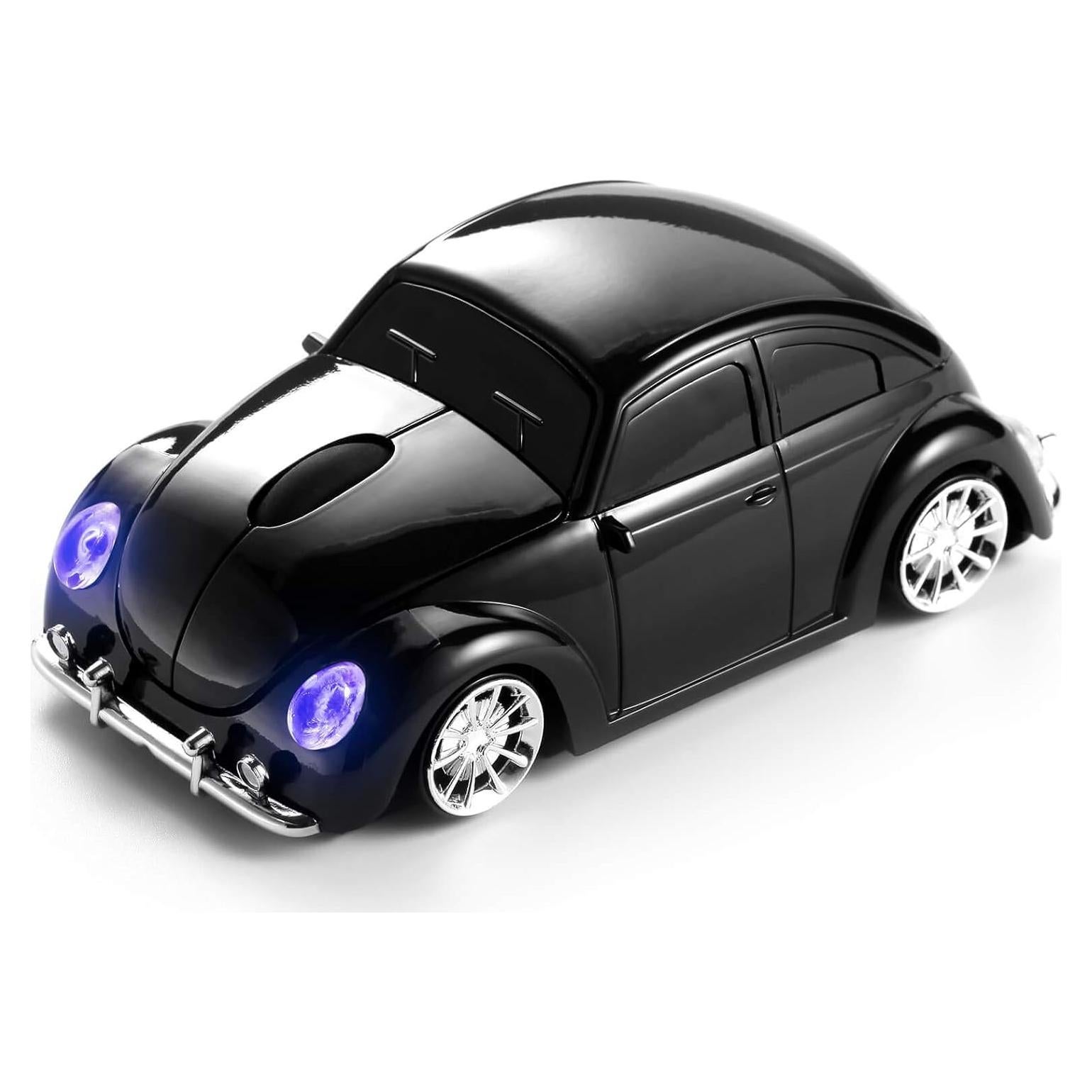 Ratón inalámbrico BKLNOG H120-BK 1600 DPI diseño coche negro