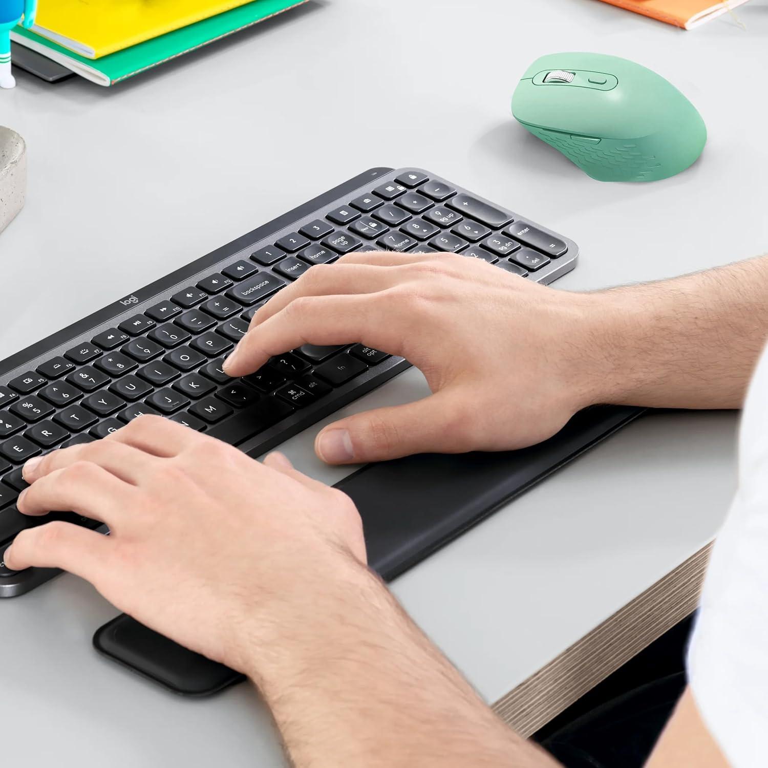 Ratón Inalámbrico NRGYEZ Verde, 3 Niveles DPI, Ergonómico