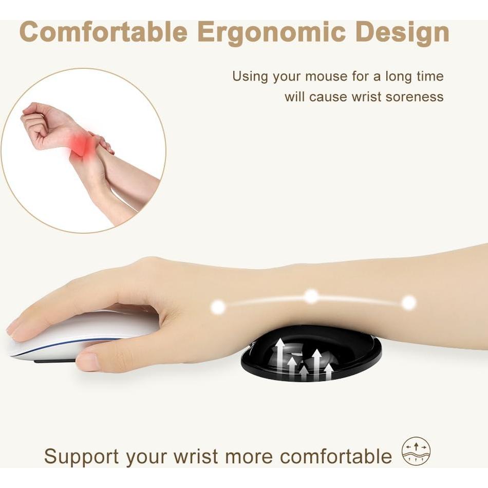 Almohadilla de Reposamuñecas Ergonómica Arisase Gel Silicona