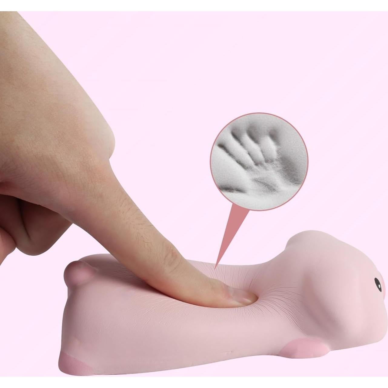 Descanso de Muñeca Ergonómico Thanice Cerdito Rosa 13x6x3cm