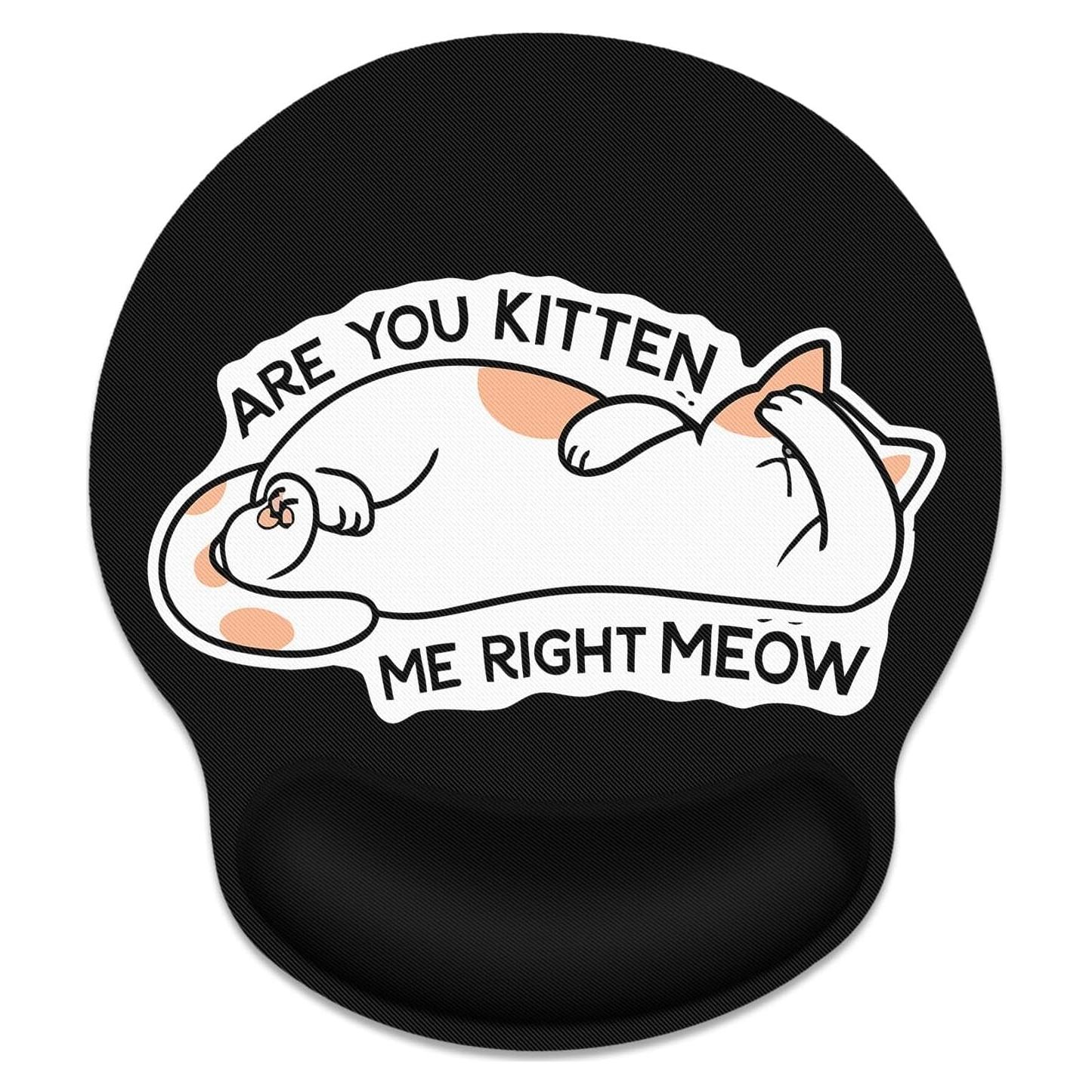 Almohadilla Ergonómica Britimes KJH Gato Negro Antideslizante