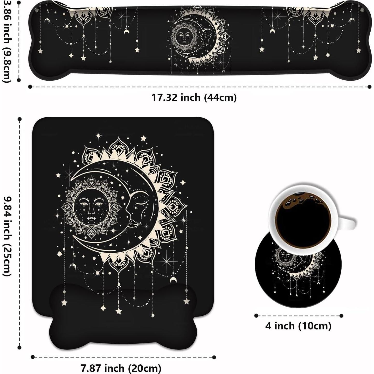 Conjunto de Reposamuñecas Ergonómico ZXHSBROK con Gel y Espuma