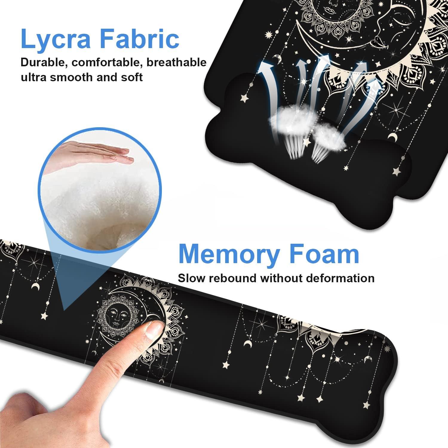 Conjunto de Reposamuñecas Ergonómico ZXHSBROK con Gel y Espuma